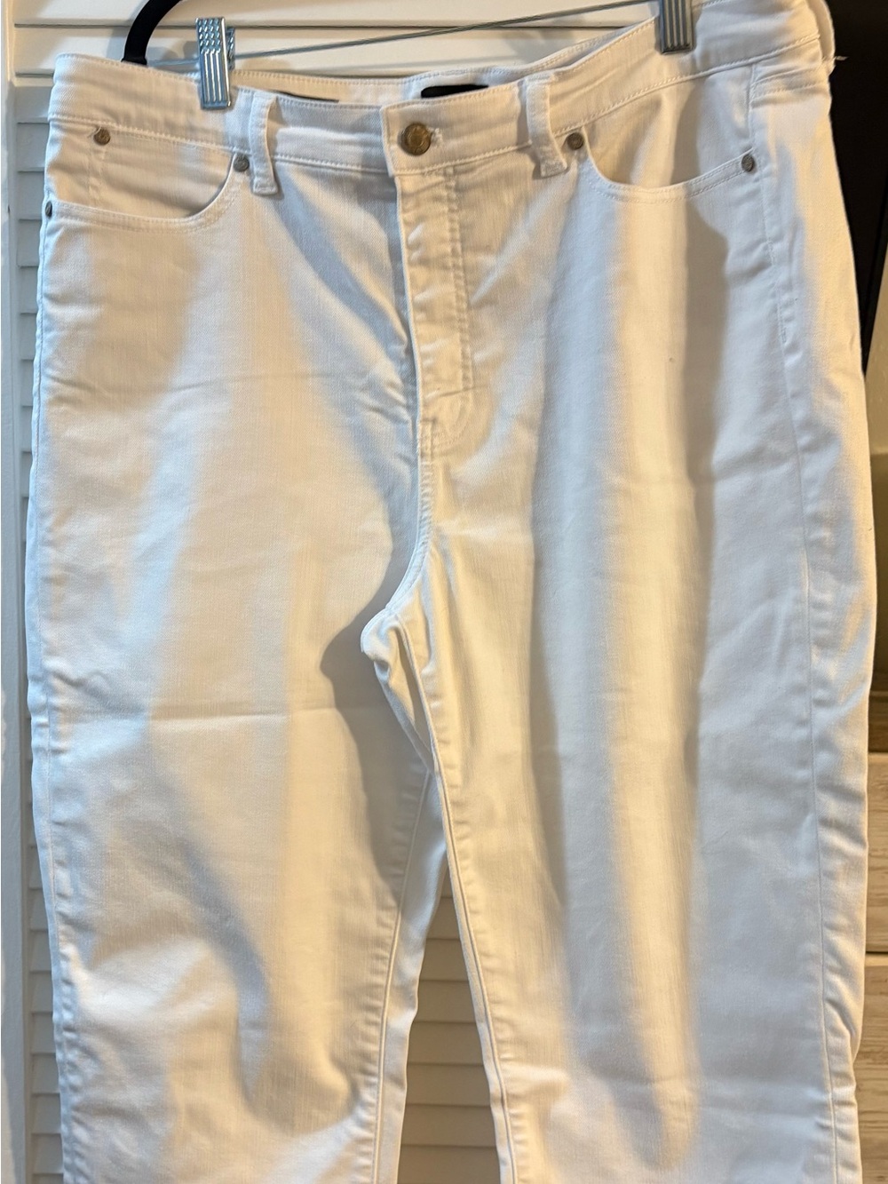 Talbots Men's Skinny White Jeans